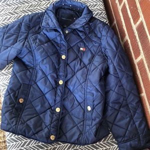 Navy blue Tommy Hilfiger girls jacket